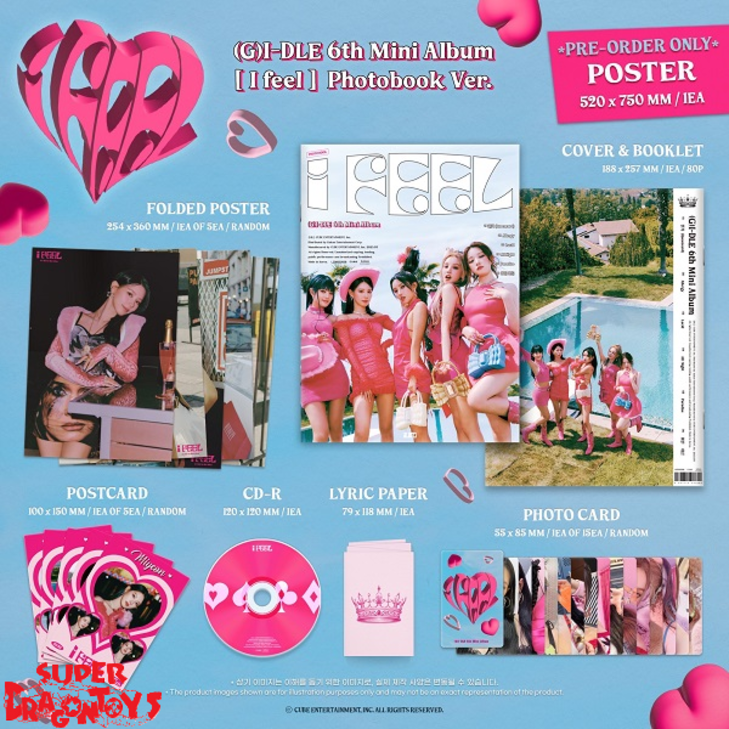 G)I-DLE ((여자)아이들) - I FEEL - [PHOTOBOOK VER.] - 6TH MINI