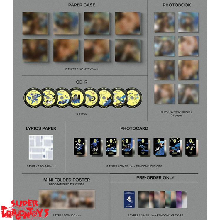 STRAY KIDS (스트레이 키즈) - ★★★★★ (5-STAR) - [DIGIPACK VER.] - 3RD ALBUM