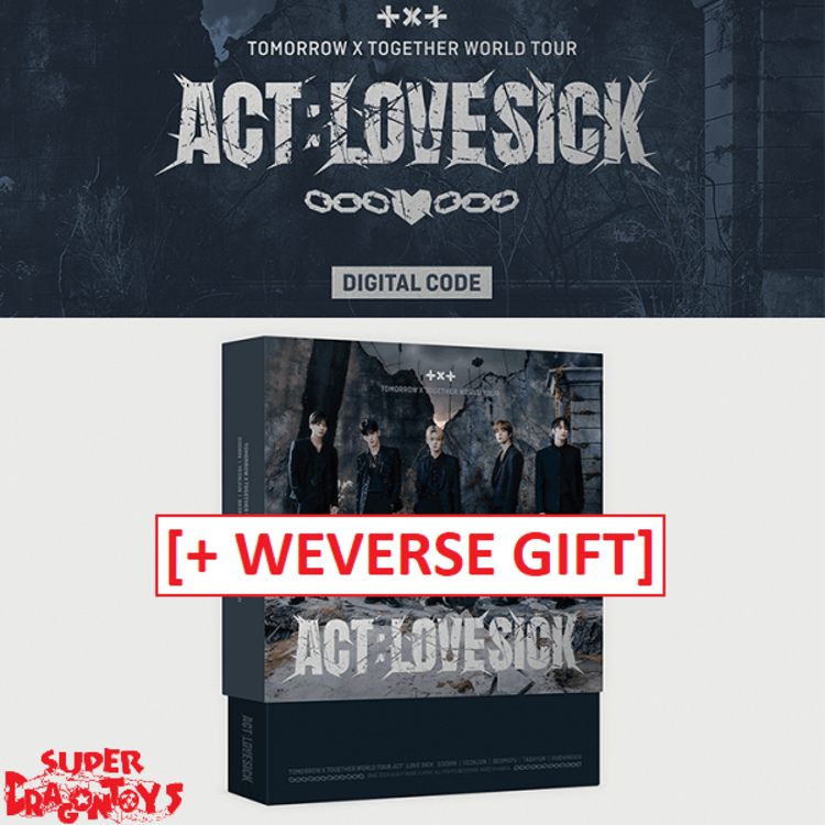 TXT (투모로우바이투게더) - WORLD TOUR [ACT : LOVE SICK] IN SEOUL - [DIGITAL CODE + PHOTOBOOK] PACKAGE + WEVERSE GIFT