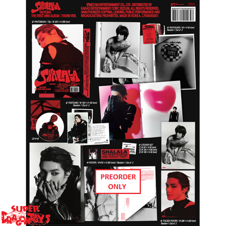 TAEYONG (이태용) [NCT] - SHALALA - [THORN VER.] - 1ST MINI ALBUM