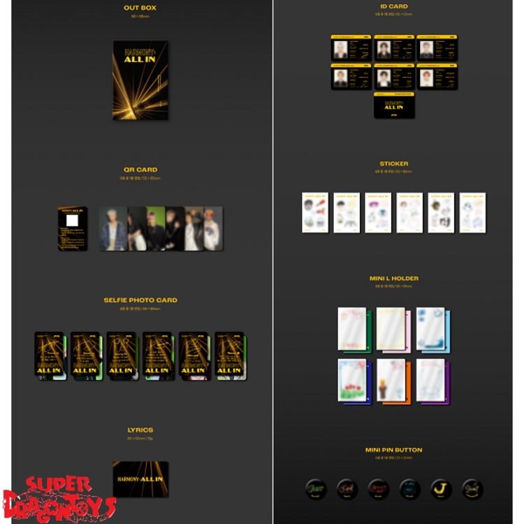 P1HARMONY (피원하모니) - HARMONY : ALL IN - [FIT IN VER. / PLVE] - 6TH MINI ALBUM