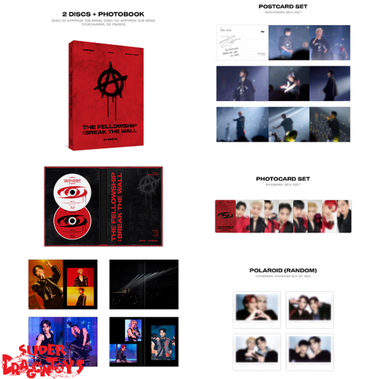 ATEEZ (에이티즈) - WORLD TOUR [THE FELLOWSHIP : BREAK THE WALL] IN SEOUL - [2BLU-RAY + PHOTOBOOK] PACKAGE
