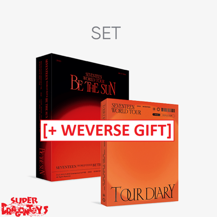 SEVENTEEN (세븐틴) - 2022 WORLD TOUR [BE THE SUN] - [DIGITAL CODE PACKAGE + "TOUR DIARY" PHOTOBOOK] SET + WEVERSE GIFT