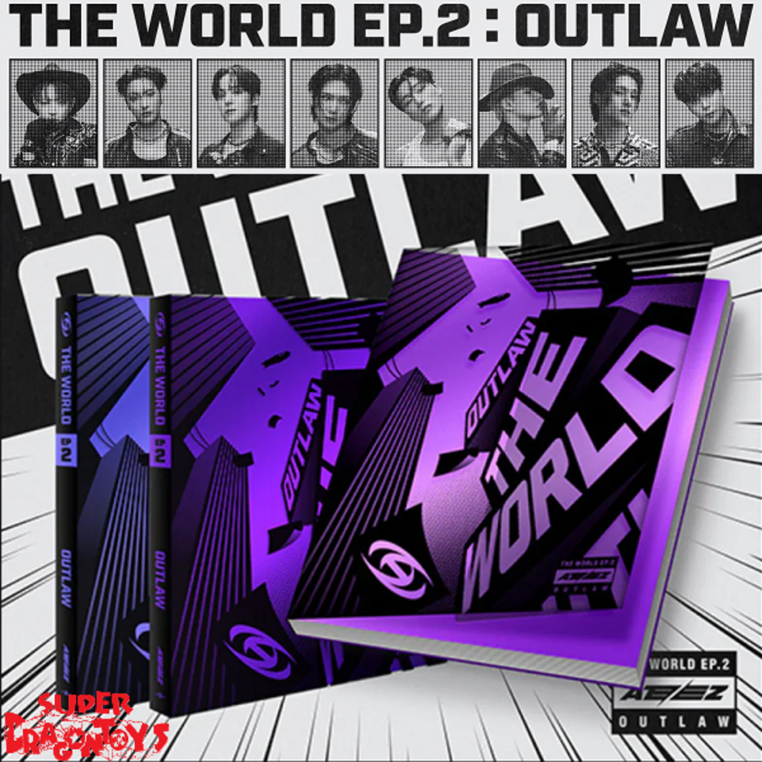 【新品未開封】ATEEZ アルバムOUTLAW WILL 6枚セット 新品未開封】ATEEZ アルバムOUTLAW WILL 6枚セット ATEEZ｜『THE