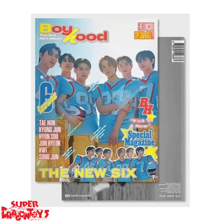 THE NEW SIX (TNX) - BOYHOOD - 3RD MINI ALBUM + [ON-PACK FOLDED POSTER]