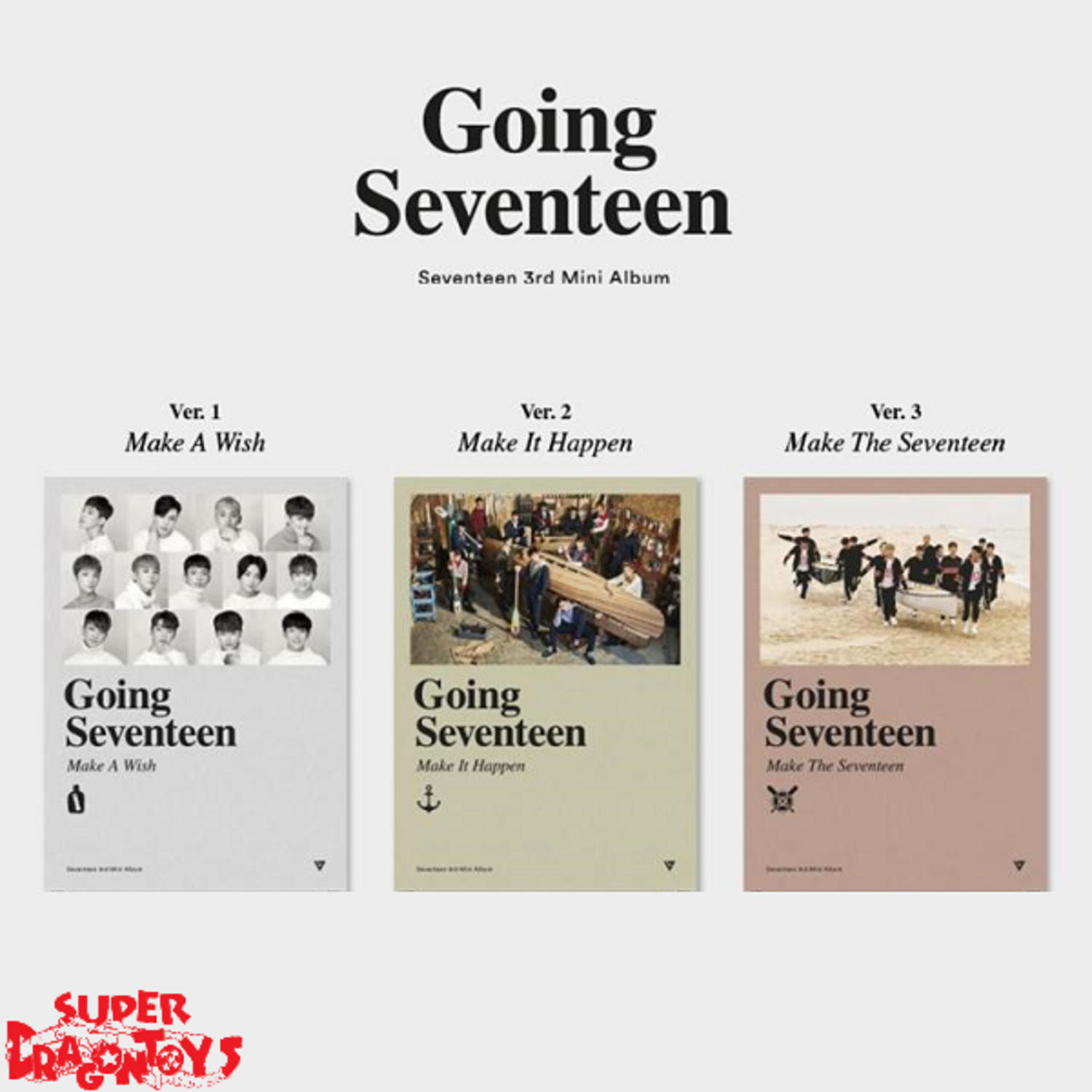 RESTOCK] SEVENTEEN (세븐틴) - GOING SEVENTEEN - 3RD MINI ALBUM
