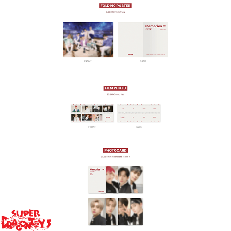 ENHYPEN (엔하이픈) - SET [PIECES OF MEMORIES [2021-2022] & MEMORIES : STEP 2] - [3DVD + 2PHOTOBOOKS] PACKAGE + WEVERSE GIFT