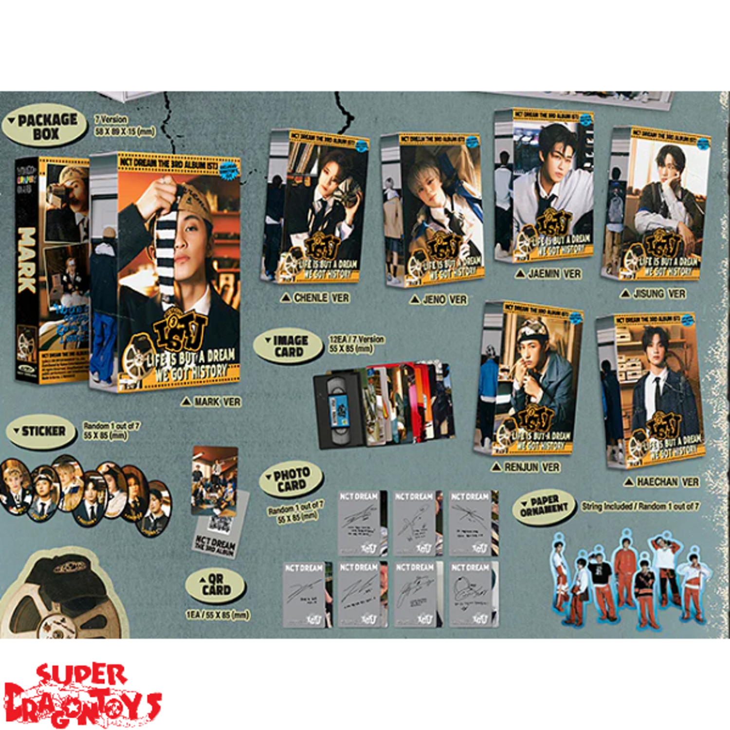NCT DREAM (엔시티 드림) - ISTJ - [7DREAM QR VER.] - 3RD