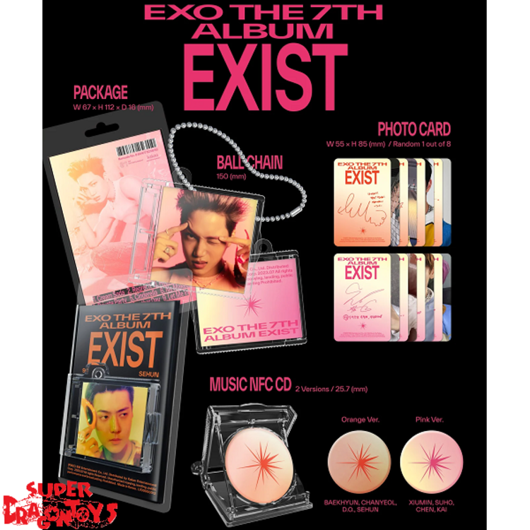 EXO (엑소) - EXIST - [SMINI VER.] - 7TH ALBUM