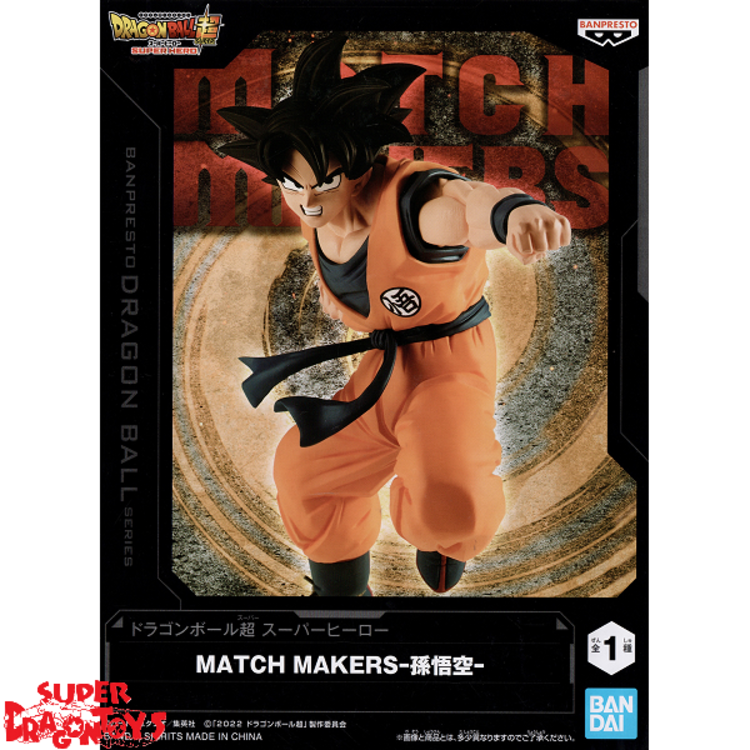 BANPRESTO DRAGON BALL SUPER [SUPER HERO] - SON GOKU - "MATCH MAKERS" FIGURE