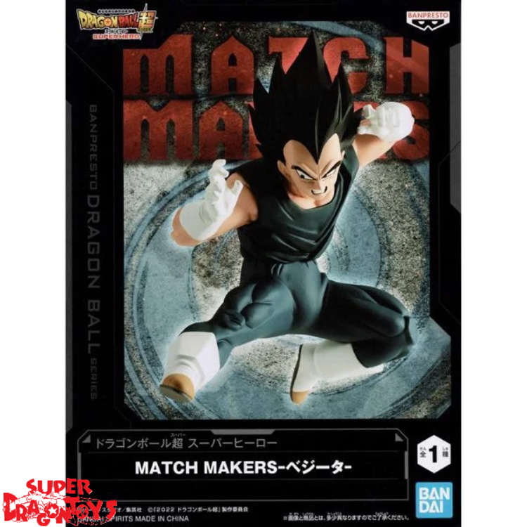 BANPRESTO DRAGON BALL SUPER [SUPER HERO] - VEGETA - "MATCH MAKERS" FIGURE