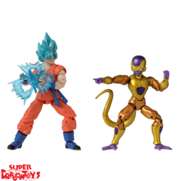 BANDAI DRAGON BALL SUPER - SON GOKU [SUPER SAIYAN BLUE] & GOLDEN FRIEZA - [DRAGON STARS SERIES] FIGURE