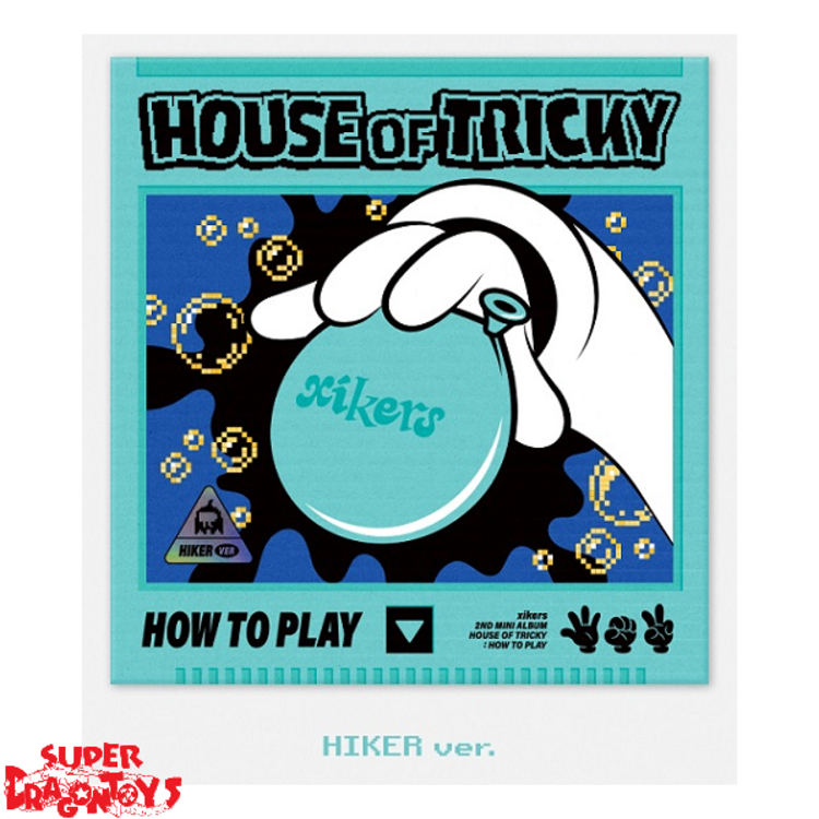XIKERS (싸이커스) - HOUSE OF TRICKY : HOW TO PLAY - 2ND MINI ALBUM + [ON-PACK FOLDED POSTER]