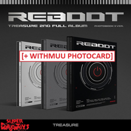 TREASURE - REBOOT - [PHOTOBOOK VER.] - 2ND FULL ALBUM + [WITHMUU PHOTOCARD]