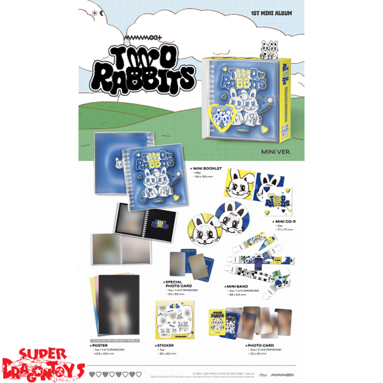 MAMAMOO+ (마마무) - TWO RABBITS [MINI VERSION] - 1ST MINI ALBUM