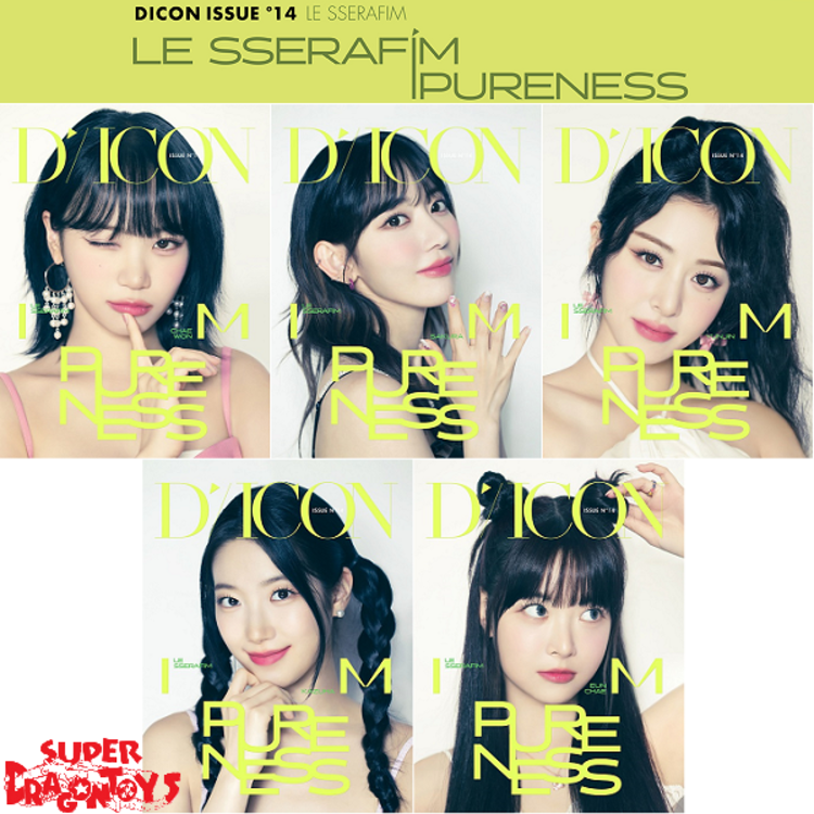 LE SSERAFIM (르세라핌) - D/ICON ISSUE 14 "LE SSERAFIM - PURENESS" - [PHOTOBOOK] PACKAGE