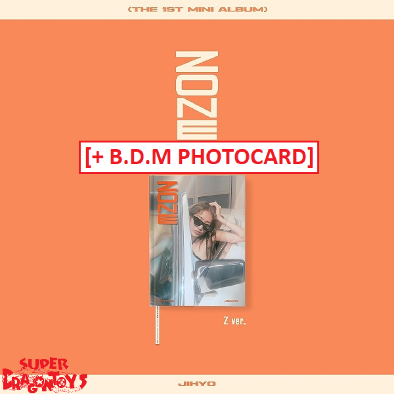 JIHYO [TWICE] - ZONE - 1ST MINI ALBUM + [B.D.M PHOTOCARD