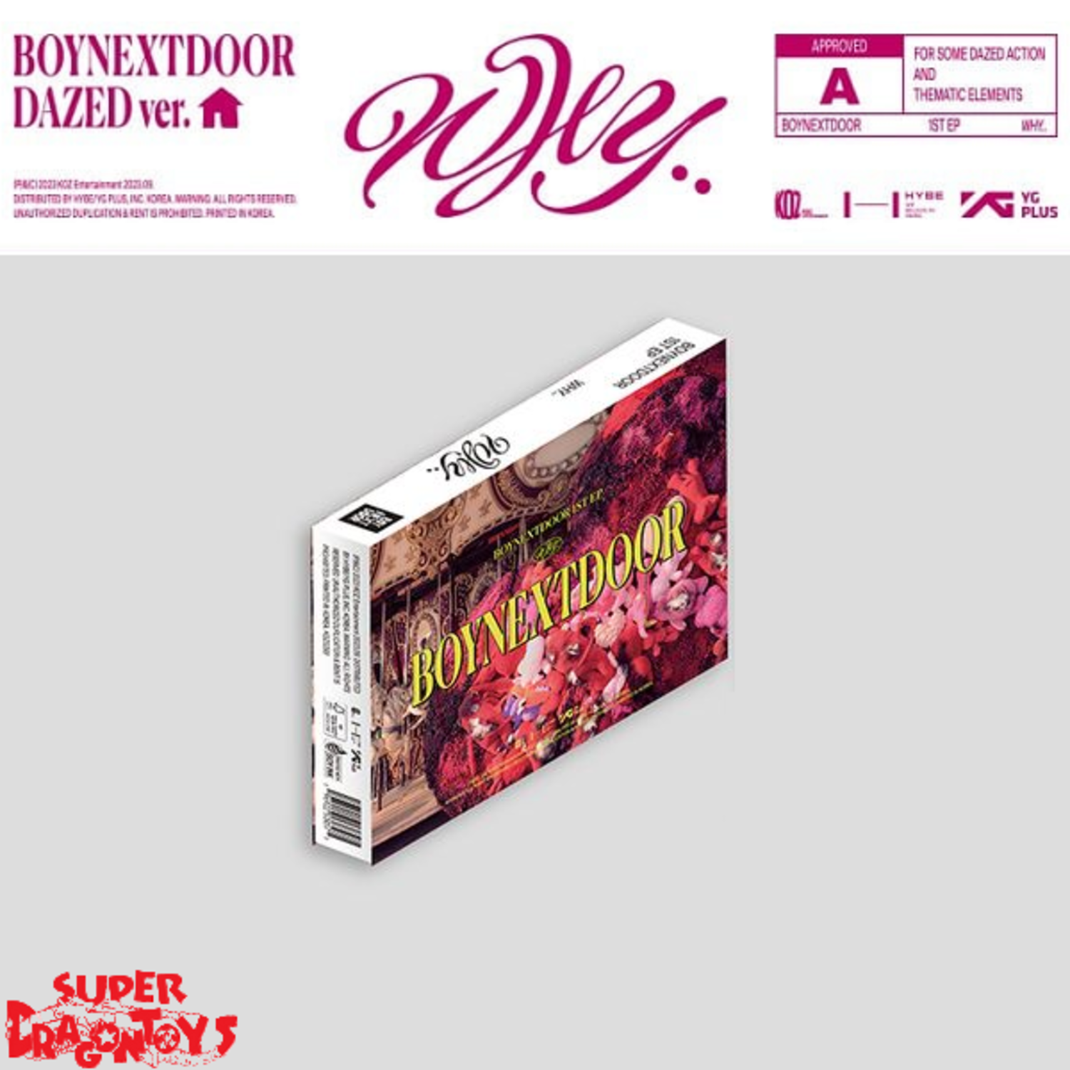 BOYNEXTDOOR - WHY.. (DAZED ver.) - K-Pop CD 