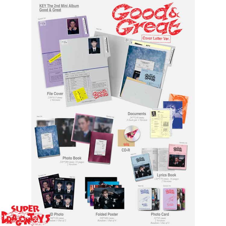 KEY (키) [SHINEE] - GOOD & GREAT - [COVER LETTER VER.] - 2ND MINI ALBUM