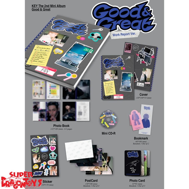 KEY (키) [SHINEE] - GOOD & GREAT - [WORK REPORT VER.] - 2ND MINI ALBUM
