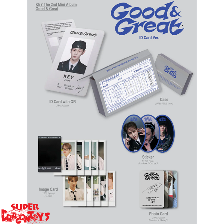 KEY (키) [SHINEE] - GOOD & GREAT - [ID CARD VER.] - 2ND MINI ALBUM
