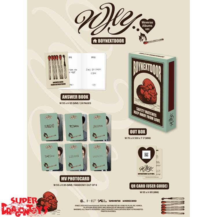 BOYNEXTDOOR (보이넥스트도어) - [WHY..] - [WEVERSE ALBUM] - 1ST EP