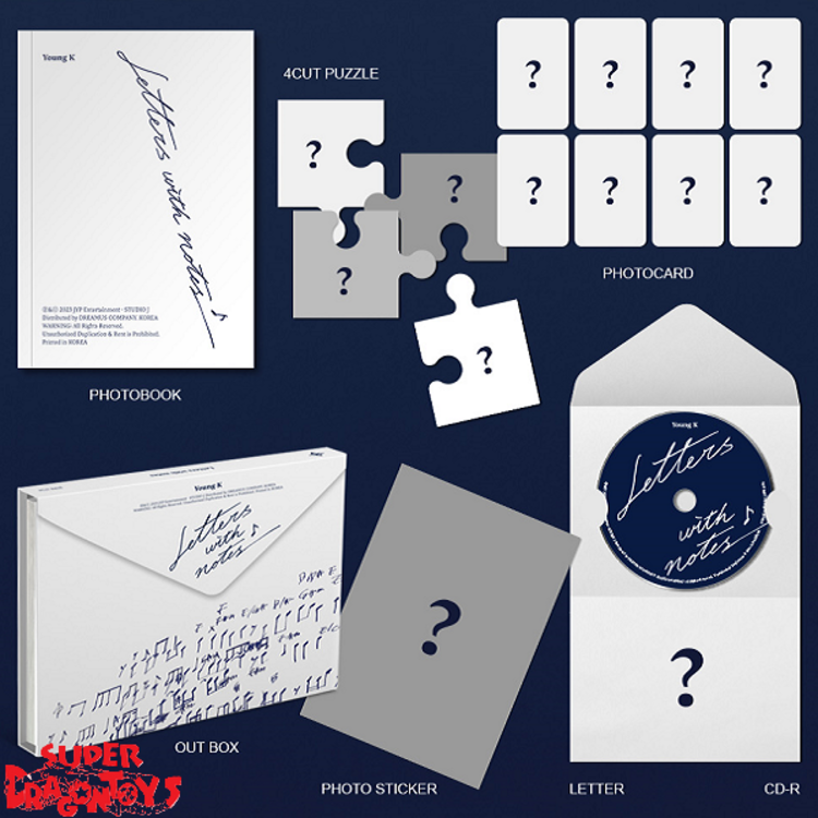 YOUNG K (영 케이) [DAY6] - LETTERS WITH NOTES - 1ST STUDIO ALBUM