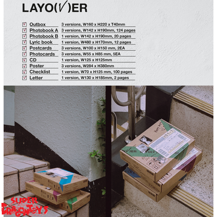 V (김태형) [BTS] - LAYOVER - 1ST SOLO ALBUM + [WEVERSE GIFT]