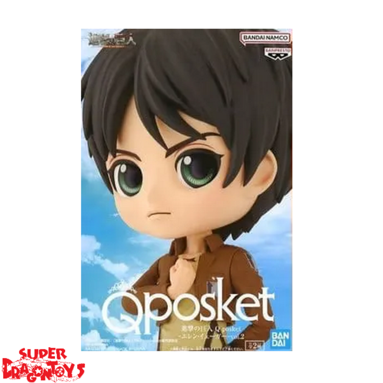 BANPRESTO ATTACK ON TITAN - EREN YEAGER - QPOSKET [A VERSION] FIGURE