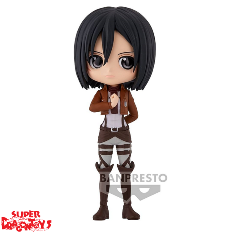 BANPRESTO ATTACK ON TITAN - MIKASA ACKERMAN - QPOSKET [A VERSION] FIGURE