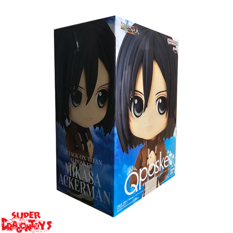 BANPRESTO ATTACK ON TITAN - MIKASA ACKERMAN - QPOSKET [A VERSION] FIGURE