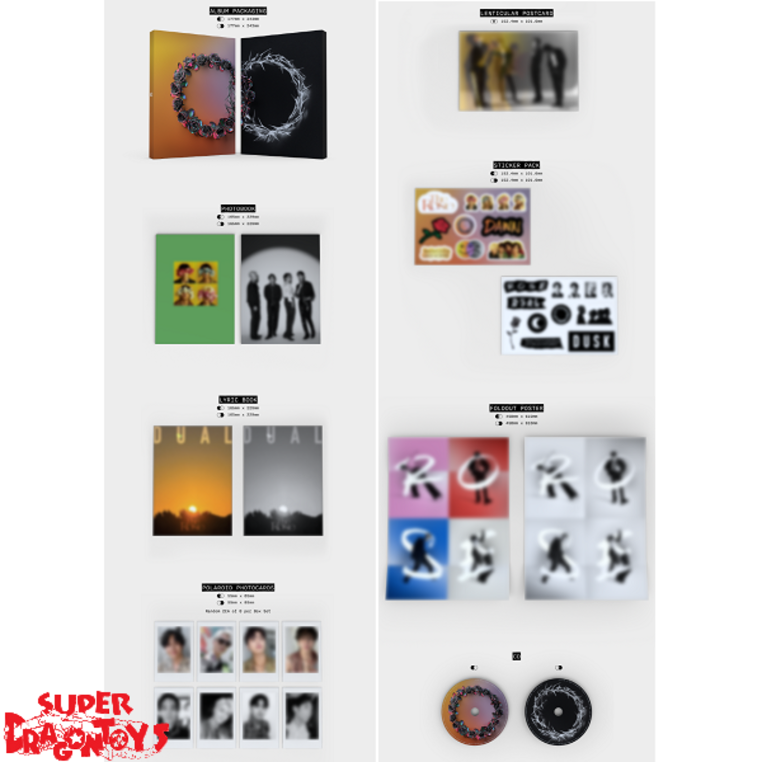 Special Edition Album - [ HOW YOU LIKE THAT ] CD + Photobook + PostCard +  Polaroid + Folded Poster(On Pack) + OFFICIAL POSTER + FREE GIFT