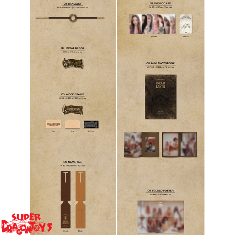 DREAMCATCHER (드림캐쳐) - THE LAND OF LEGENDS "DREAMLANTIS" - [GOODIES] PACKAGE - OFFICIAL MD