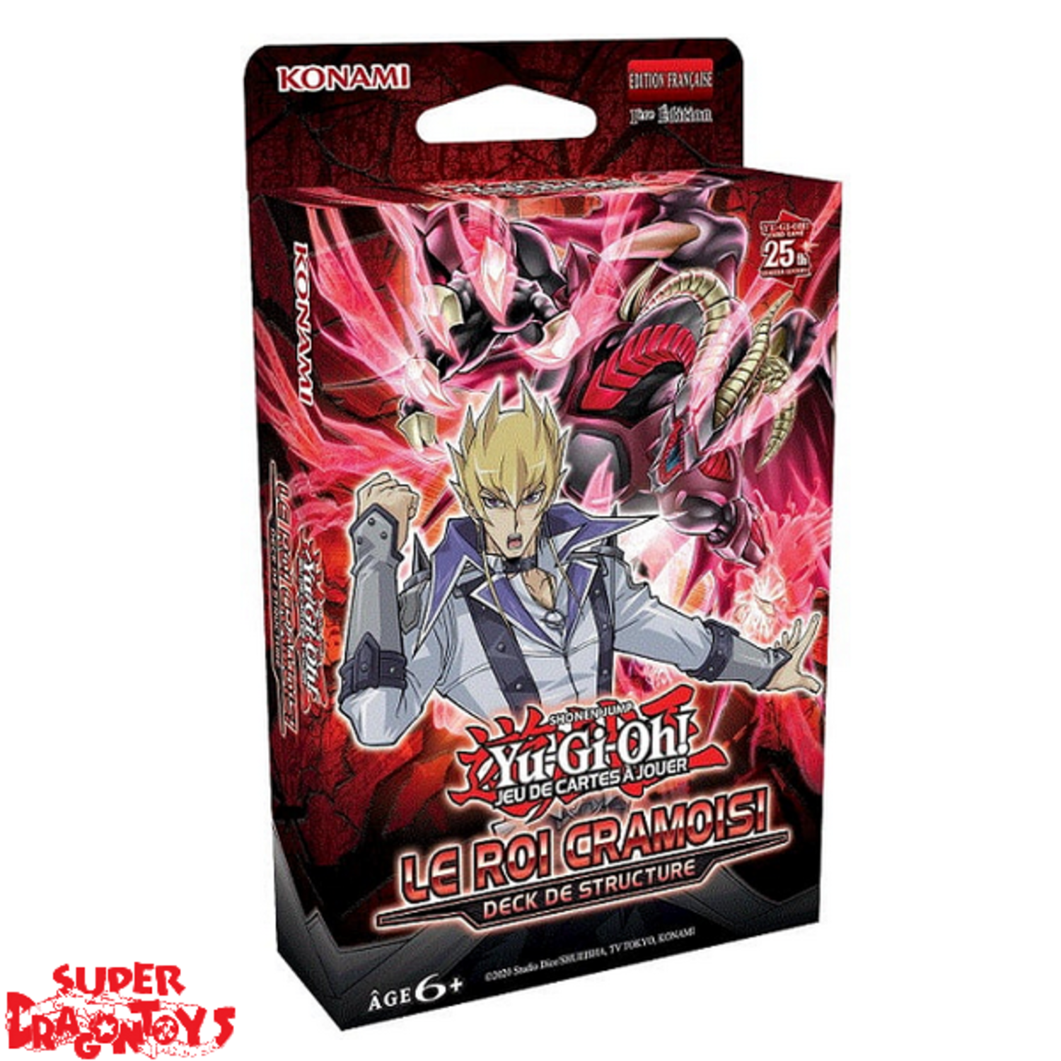 YUGIOH TCG DECK DE STRUCTURE "LE ROI CRAMOISI" EDITION FRANCAISE