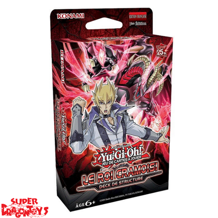 KONAMI YUGIOH TCG - DECK DE STRUCTURE "LE ROI CRAMOISI" - EDITION FRANCAISE