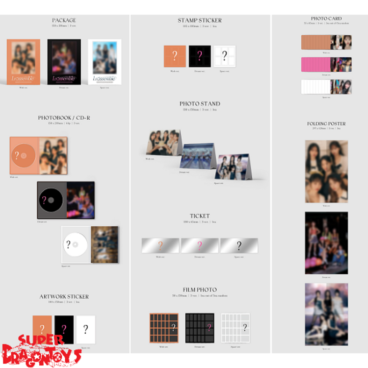 LOOSSEMBLE (루셈블) - LOOSSEMBLE - 1ST MINI ALBUM + [ON-PACK FOLDED POSTER]