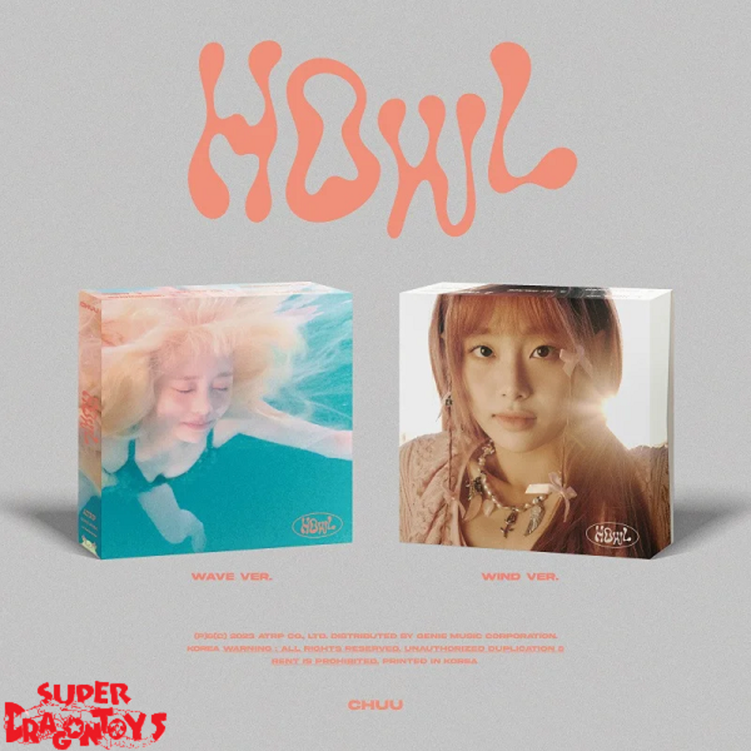 CHUU (츄) [LOONA] - HOWL - 1ST MINI ALBUM + [ON-PACK FOLDED POSTER