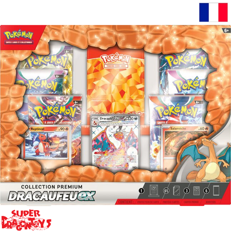 POKEMON TCG - COFFRET COLLECTION PREMIUM  "DRACAUFEU EX" - EDITION FRANCAISE