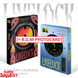 XDINARY HEROES (엑스디너리 히어로즈) - LIVELOCK - 4TH MINI ALBUM + [B.D.M PHOTOCARD]