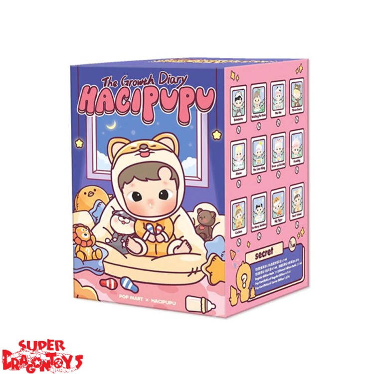POP MART POP MART - HACIPUPU ["THE GROWTH DIARY" SERIES] - BLINDBOX MINI FIGURE