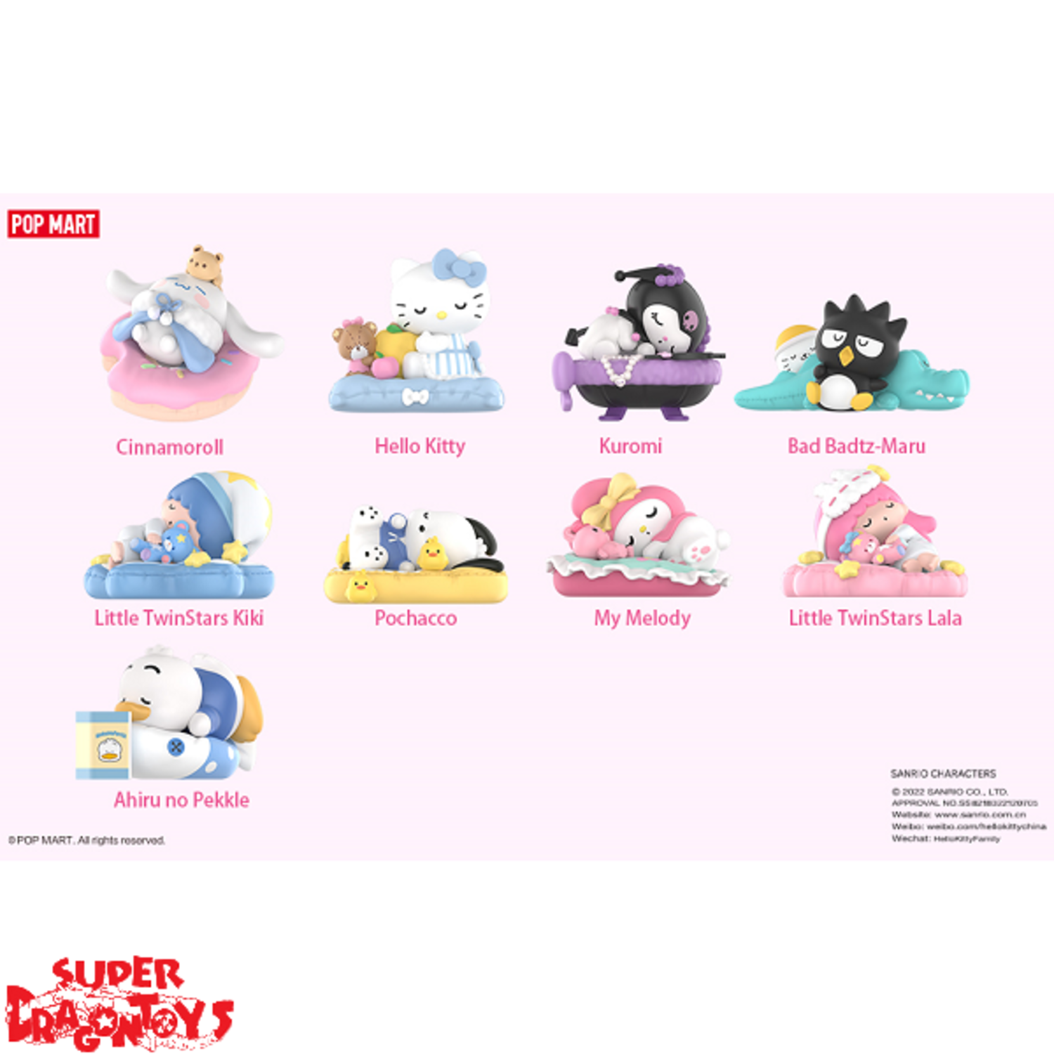 POP MART - SANRIO CHARACTERS [ POP MART - SANRIO CHARACTERS [