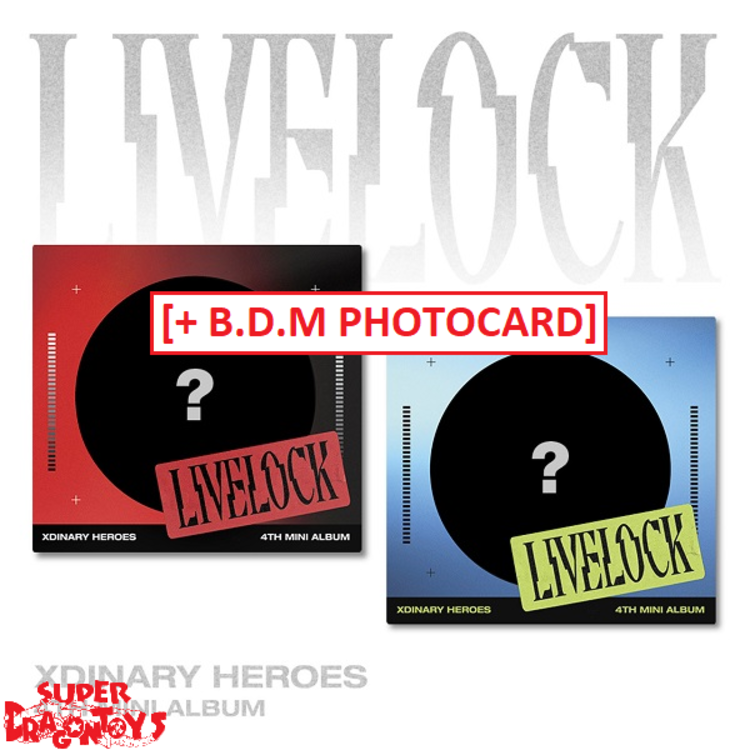 XDINARY HEROES (엑스디너리 히어로즈) - LIVELOCK - [DIGIPACK VER.] - 4TH MINI ALBUM + [BDM PHOTOCARD]
