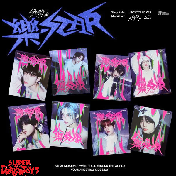8SET] [YES24 特典] Stray Kids 樂-STAR [POSTCARD VER..] 【公式通販】
