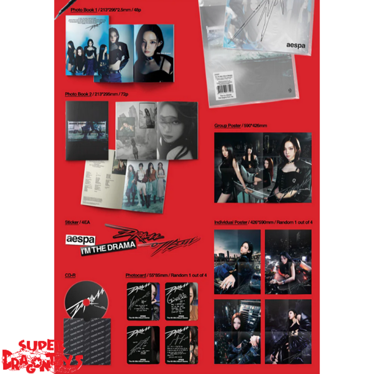 AESPA (에스파) - DRAMA - [DRAMA VER.] - 4TH MINI ALBUM