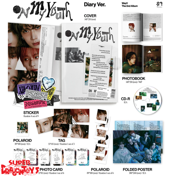 WAYV (웨이션브이) - ON MY YOUTH - [DIARY VER.] - 2ND FULL ALBUM
