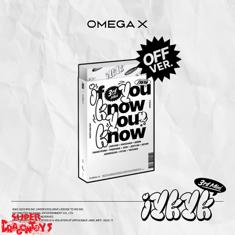 OMEGA X (오메가엑스) - IYKYK - 3RD MINI ALBUM + [ON-PACK FOLDED POSTER]