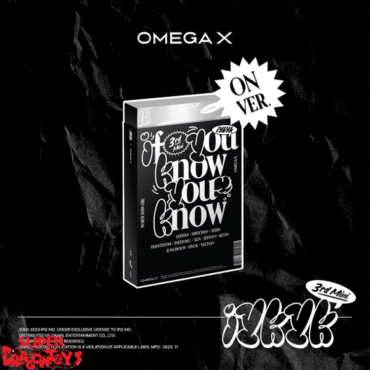 OMEGA X (오메가엑스) - IYKYK - 3RD MINI ALBUM + [ON-PACK FOLDED POSTER]