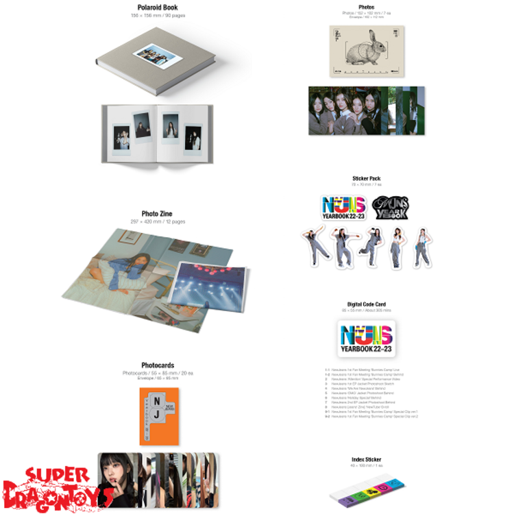 NEWJEANS (뉴진스) - NEWJEANS YEARBOOK 22-23 - [PHOTOBOOK + DIGITAL CODE] PACKAGE