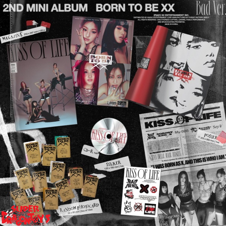 KISS OF LIFE (키스 오브 라이프) - BORN TO BE XX - 2ND MINI ALBUM