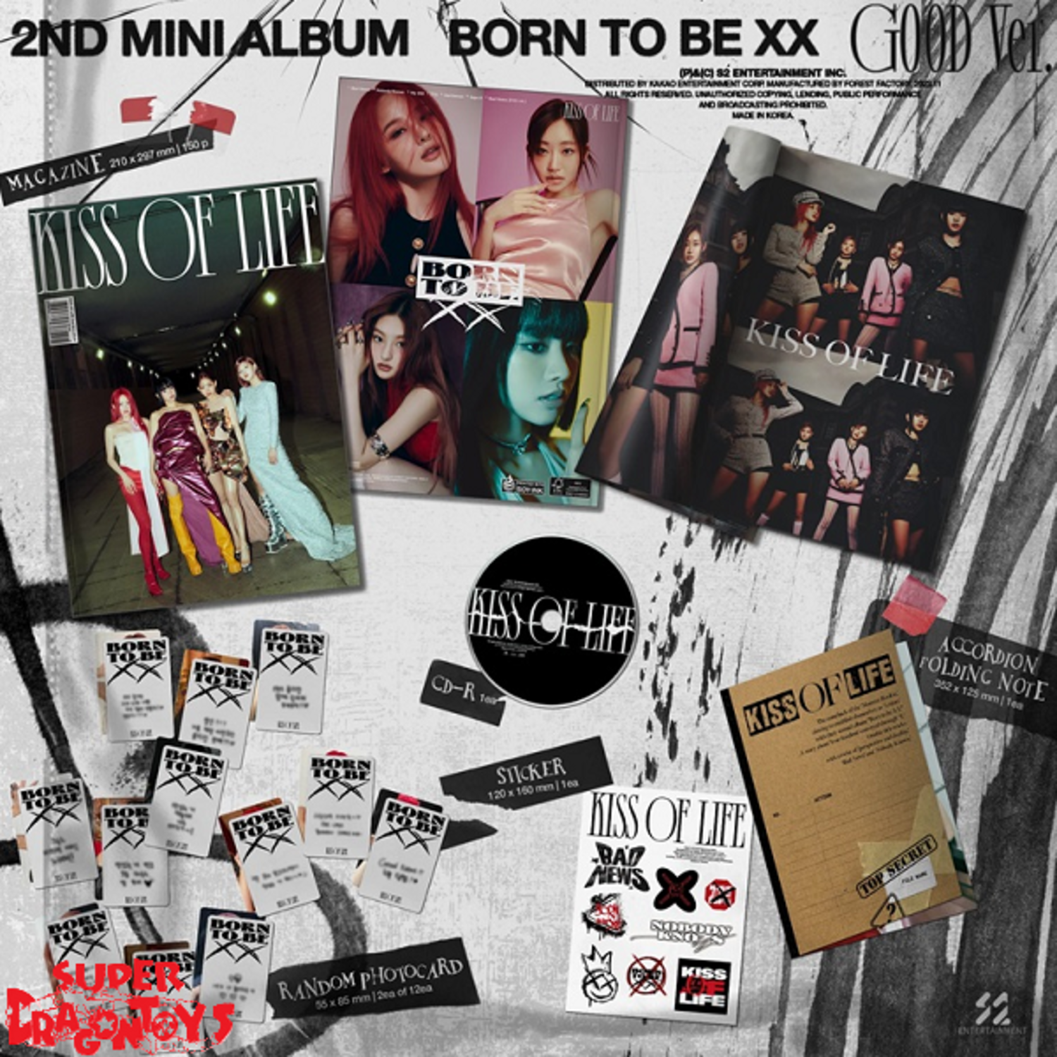 KISS OF LIFE (키스 오브 라이프) - BORN TO BE XX - 2ND MINI ALBUM